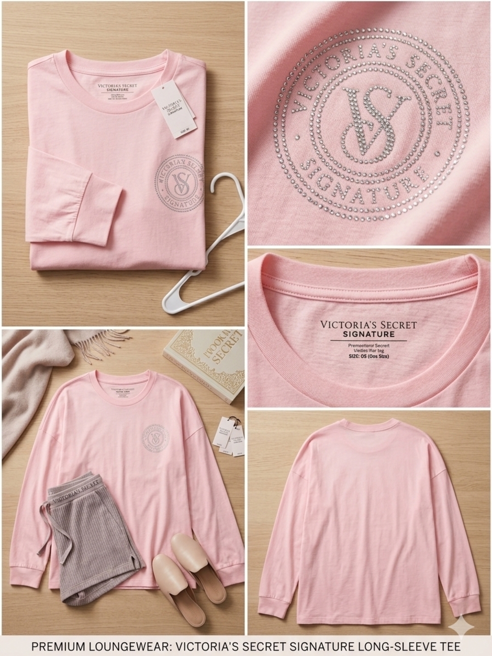 Victoria's Secret Pink Long-Sleeve Signature Tee